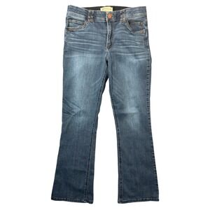 Democracy Jeans Womens 12 "Ab" solution Blue Bootcut Stretch Denim Pants